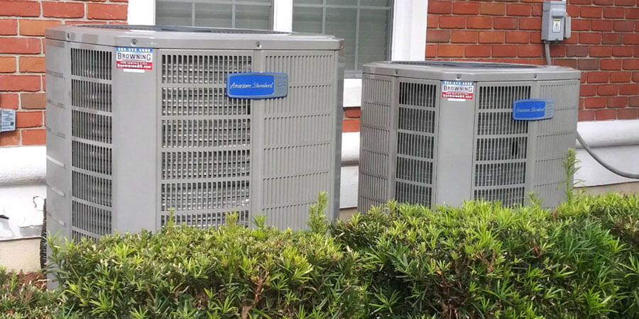 AC units install by Browning