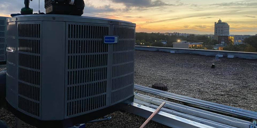Commercial install by Browning Heating & Air Conditioning LLC