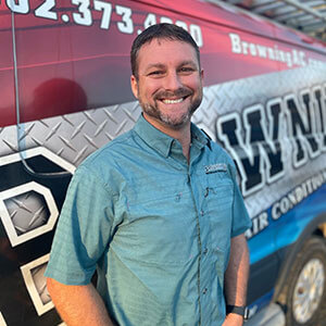 Mark Browning, owner of Browning Heating & Air Conditioning