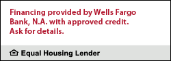 Wells Fargo Financing Options Banner